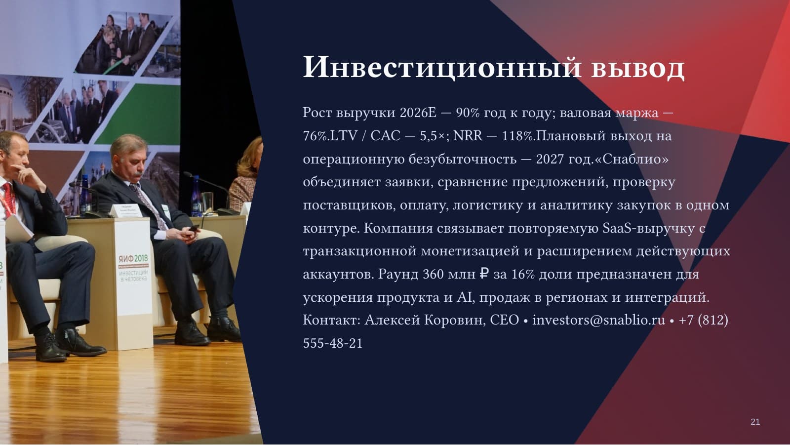 Снаблио — слайд 21