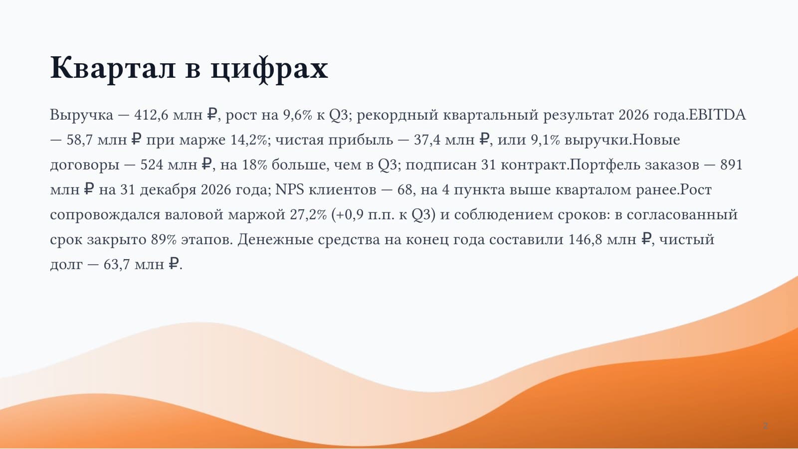 Итоги Q4 2026 — слайд 2